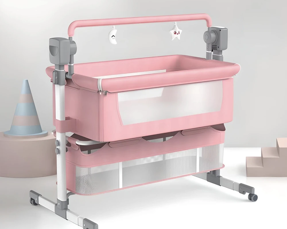 bassinet with automatic rocking